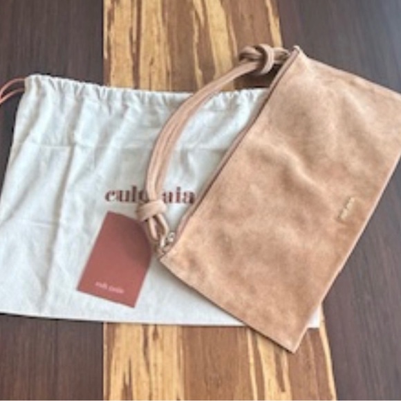 CULT GAIA Camel Brown Suede HERA bag - Picture 12 of 16